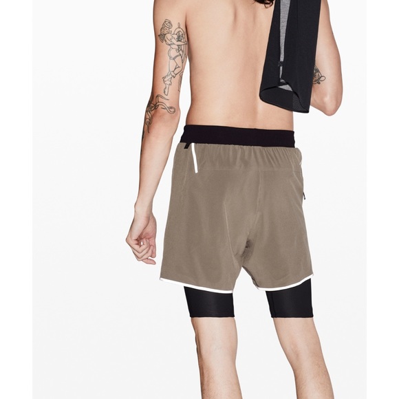 🍋Lululemon Diffract Run Short*Lined🍋 - Picture 5 of 8